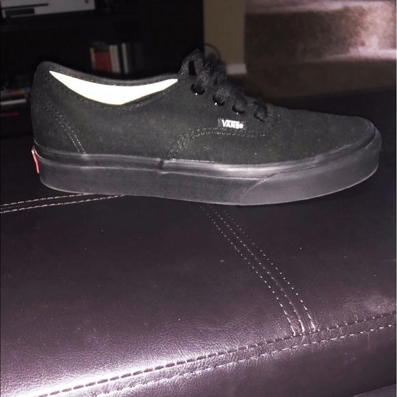 vans authentic black sale
